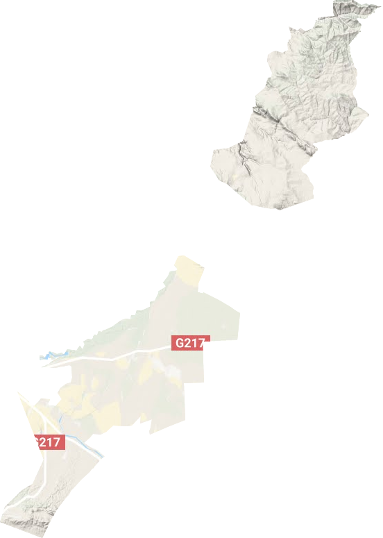 杜来提乡地形地图