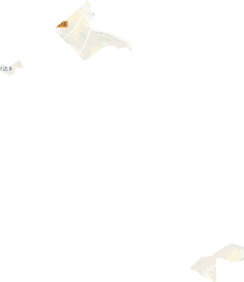 阿尔达乡地形地图