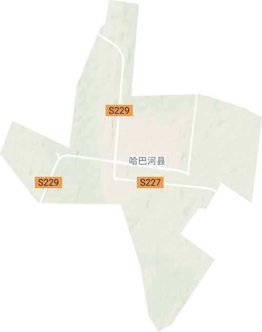 阿克齐镇地形地图