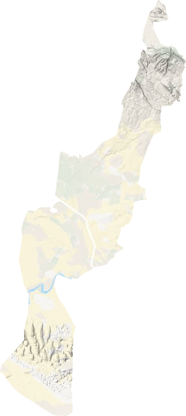 萨尔塔木乡地形地图