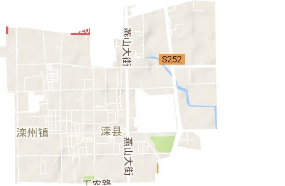 滦河街道地形地图