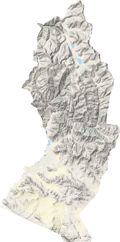查干郭勒乡地形地图