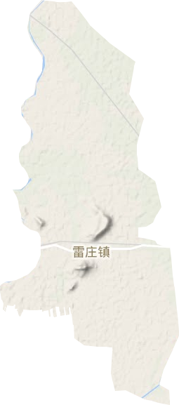 雷庄镇地形地图