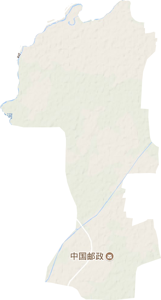 茨榆坨镇地形地图