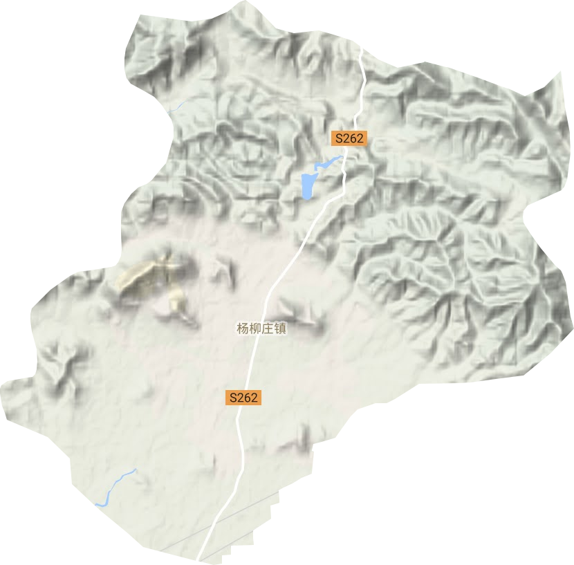 杨柳庄镇地形地图