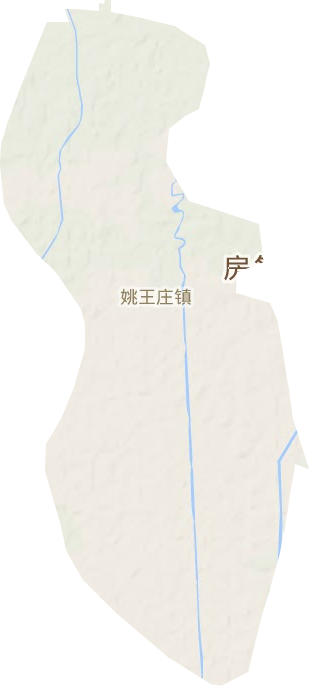 姚王庄镇地形地图