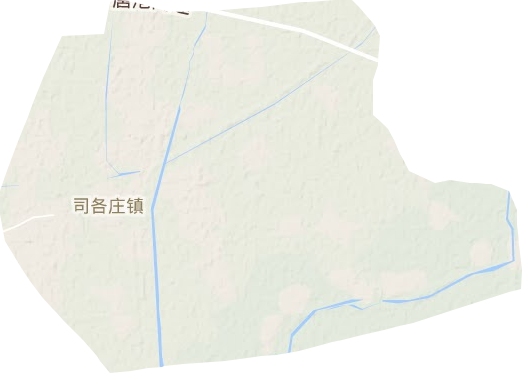 司各庄镇地形地图