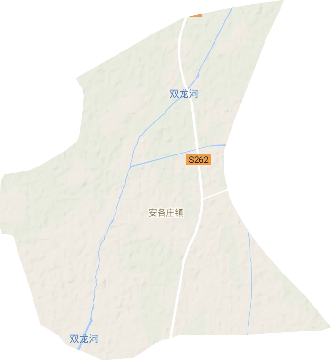 安各庄镇地形地图