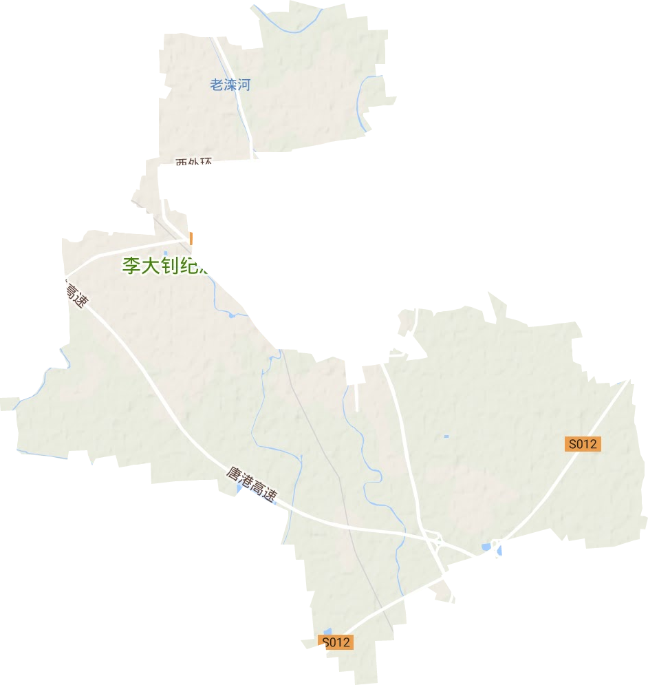 乐亭镇地形地图