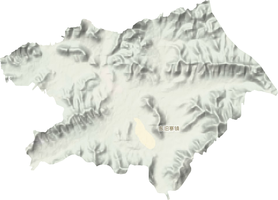 东旧寨镇地形地图
