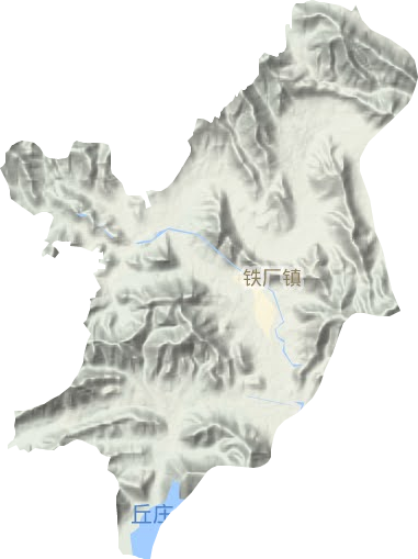 铁厂镇地形地图