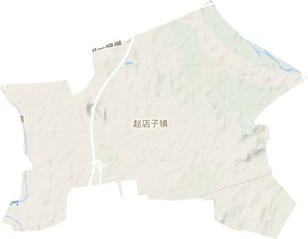 赵店子镇地形地图