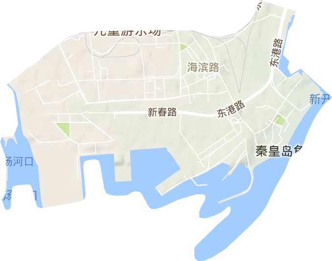 海滨路街道地形地图