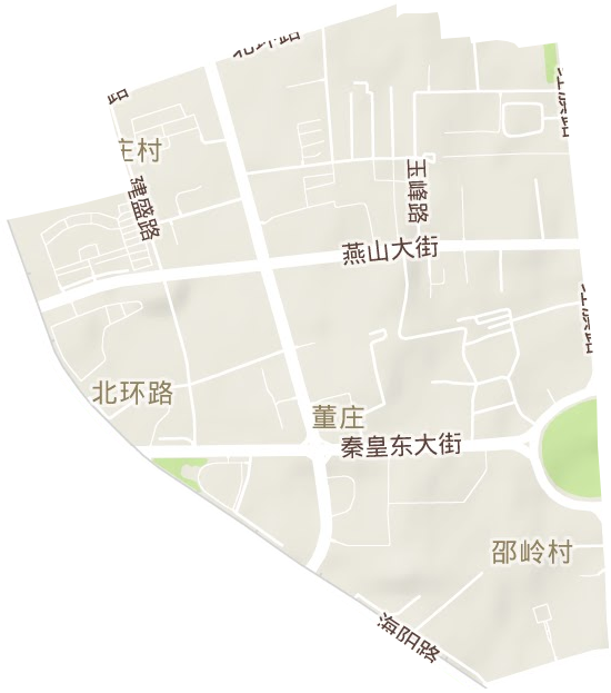 北环路街道地形地图