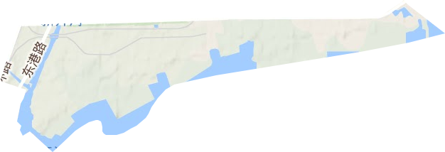 河东街道地形地图