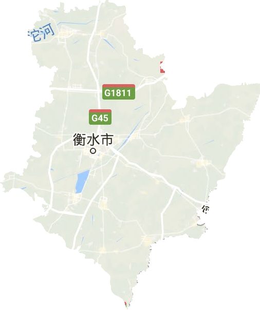 衡水市地形地图