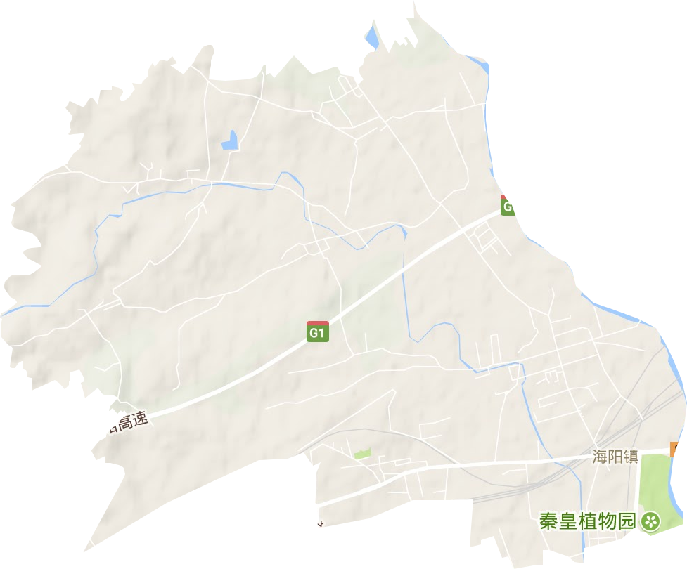 海阳镇地形地图