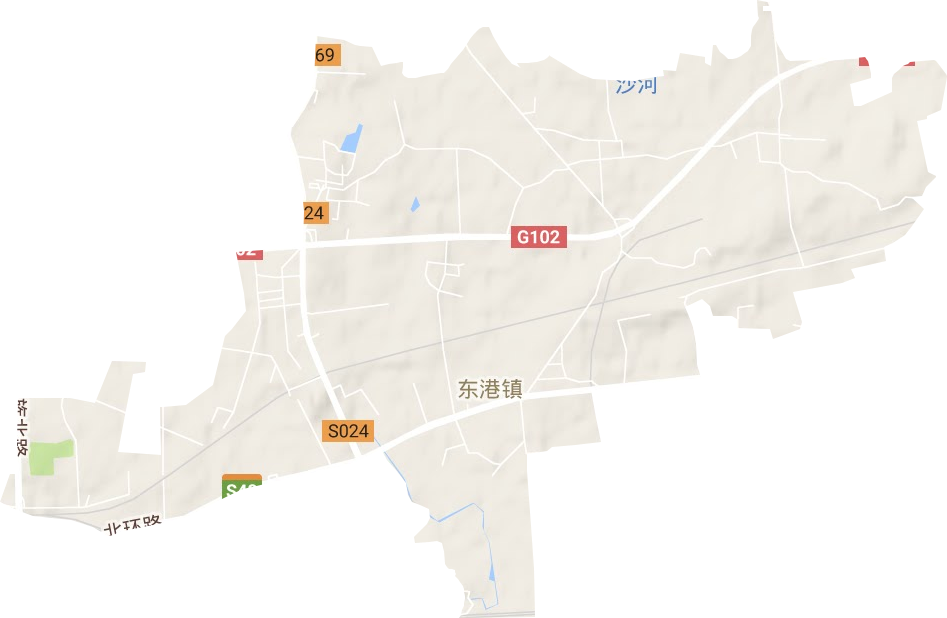 临港物流园区地形地图