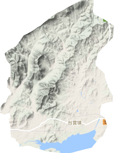 台营镇地形地图