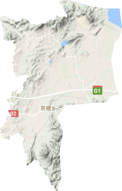 茶棚乡地形地图