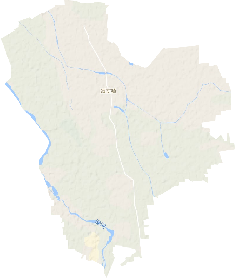 靖安镇地形地图