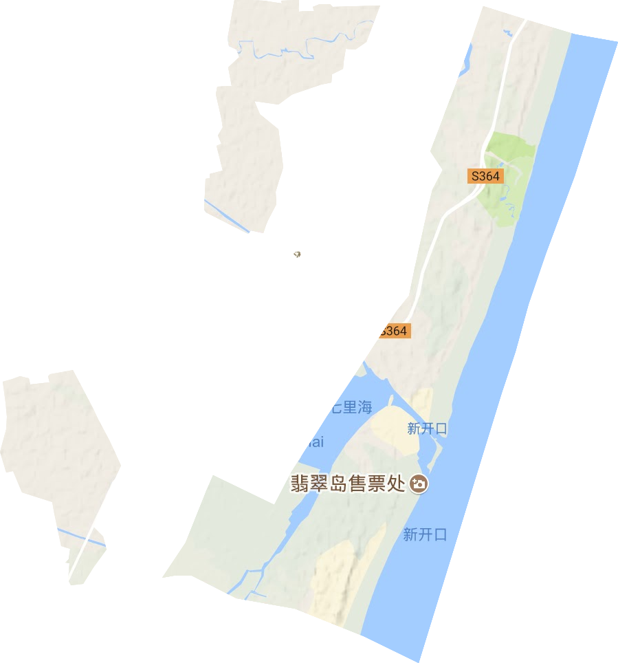 团林乡地形地图