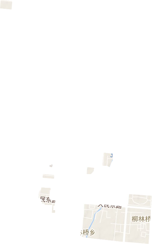 柳林桥街道地形地图