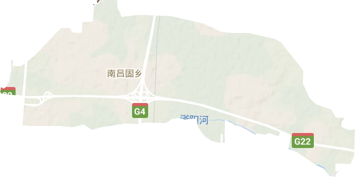 南吕固乡地形地图