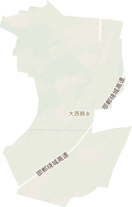 大寺上镇地形地图