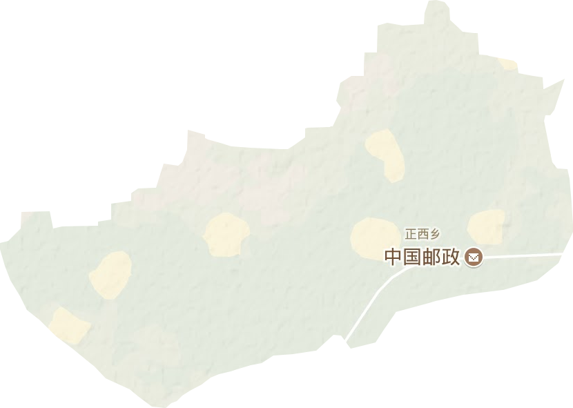 正西乡地形地图