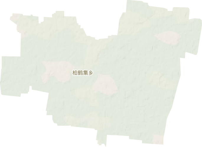 柏鹤集乡地形地图