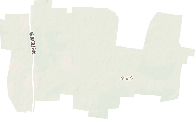 辛义乡地形地图