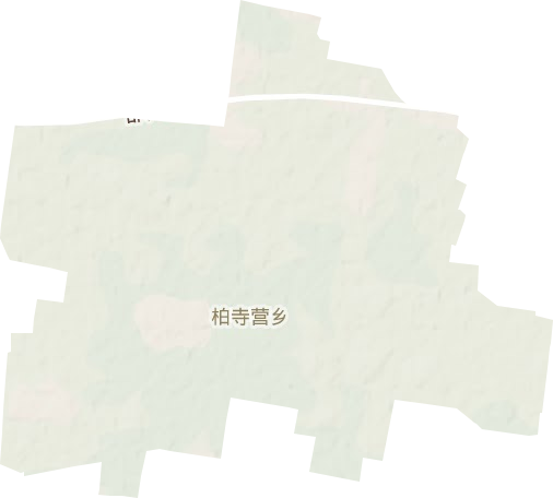 柏寺营乡地形地图
