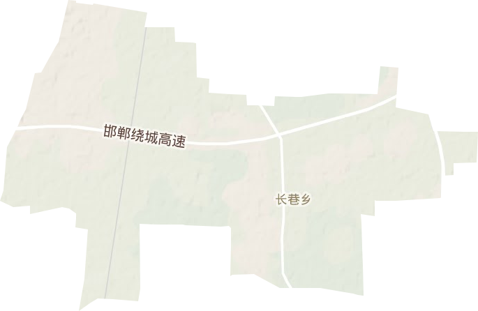 长巷乡地形地图