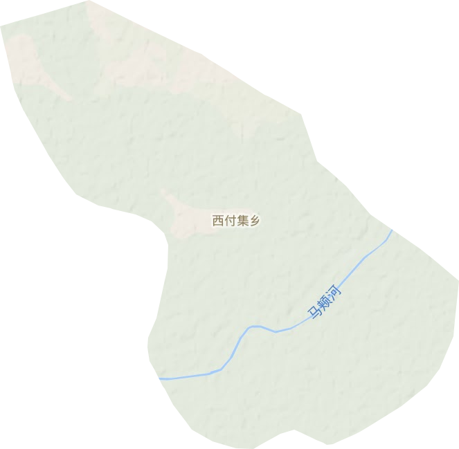 西付集乡地形地图