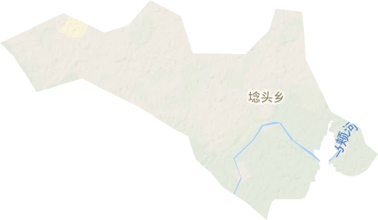 埝头乡地形地图