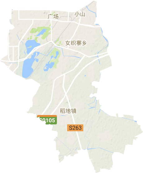 路南区地形地图
