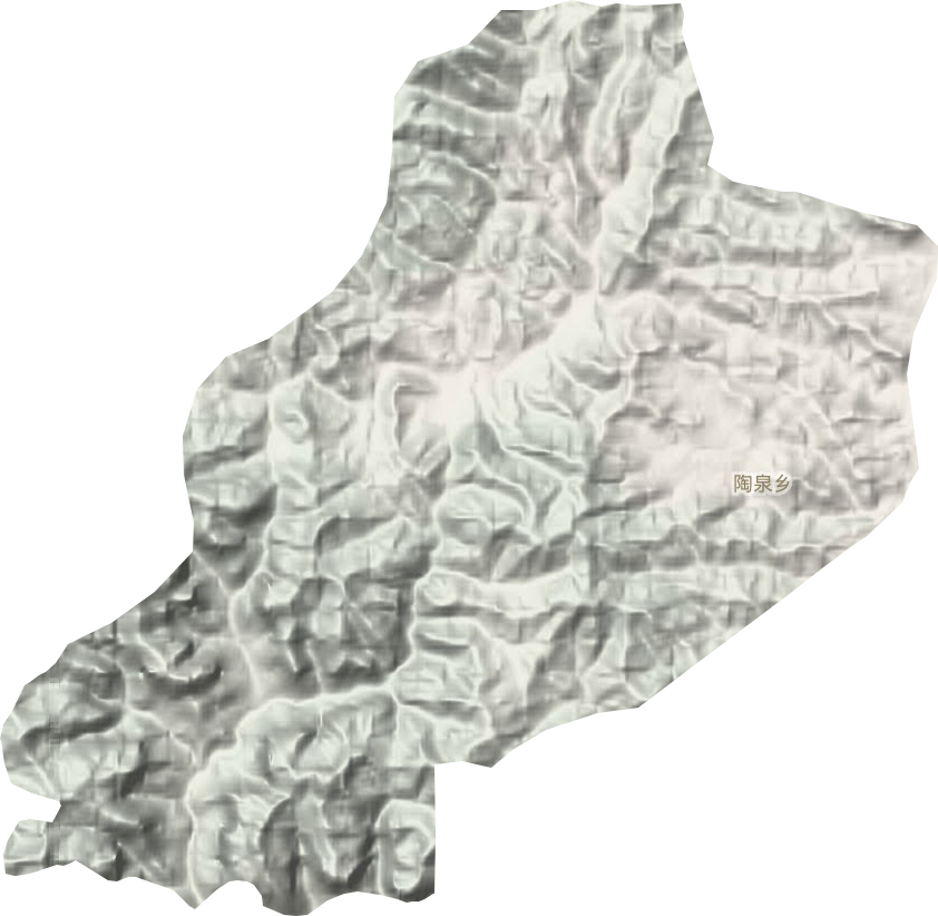 陶泉乡地形地图