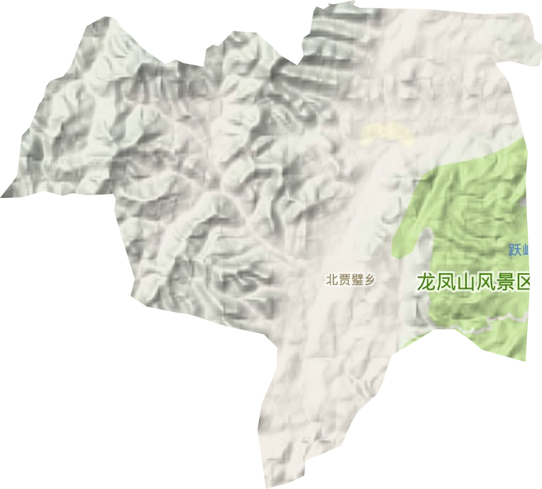 北贾壁乡地形地图