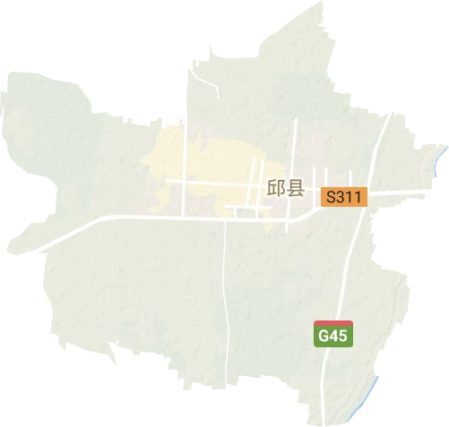 新马头镇地形地图