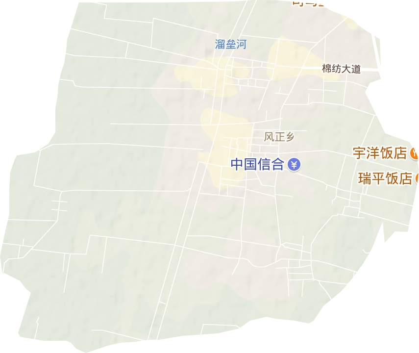 风正乡地形地图
