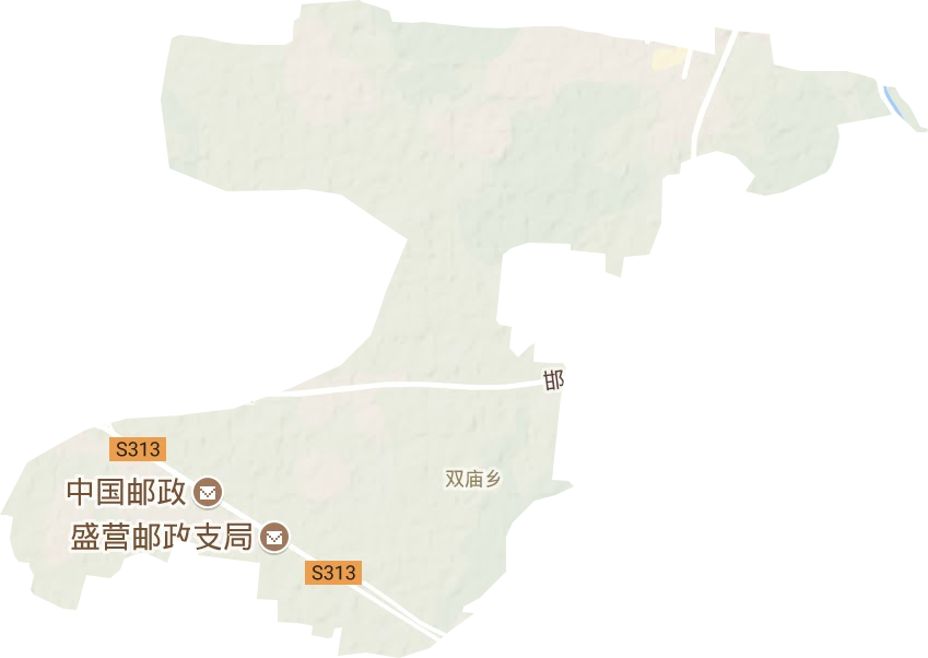 胜营镇地形地图