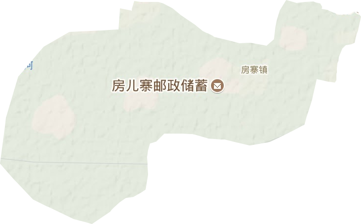 房寨镇地形地图