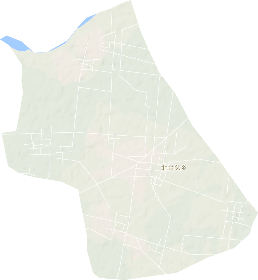 北台头乡地形地图