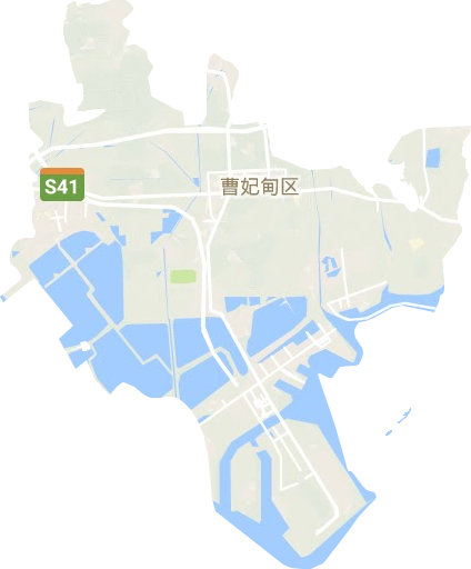 曹妃甸区地形地图