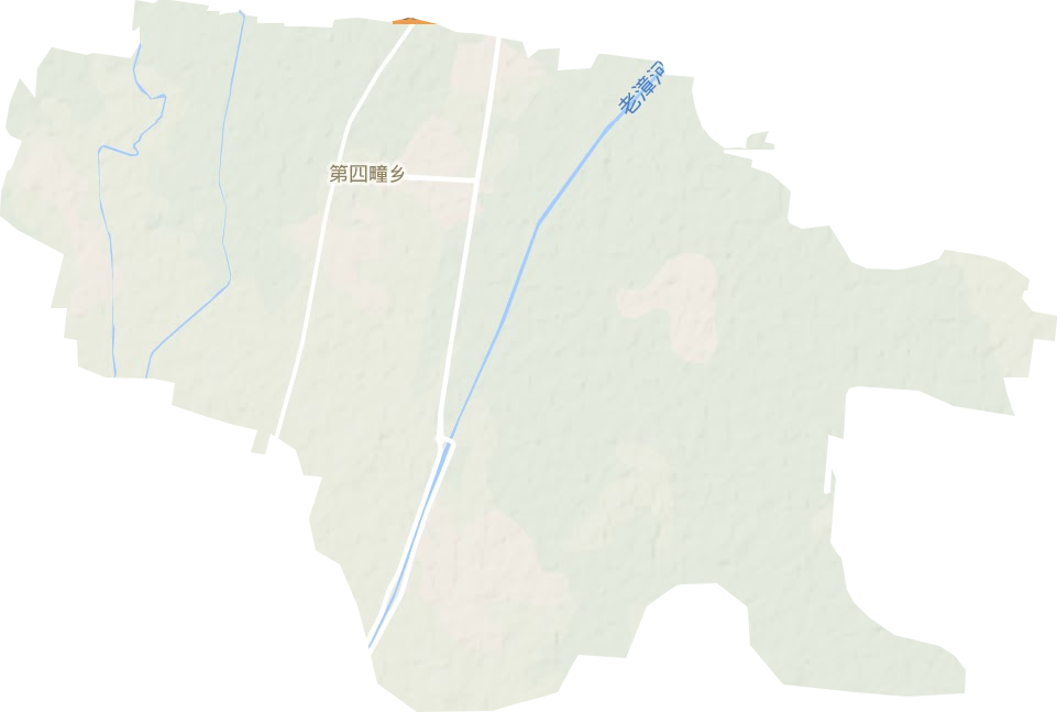 第四疃镇地形地图
