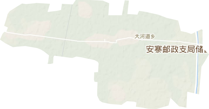 大河道乡地形地图