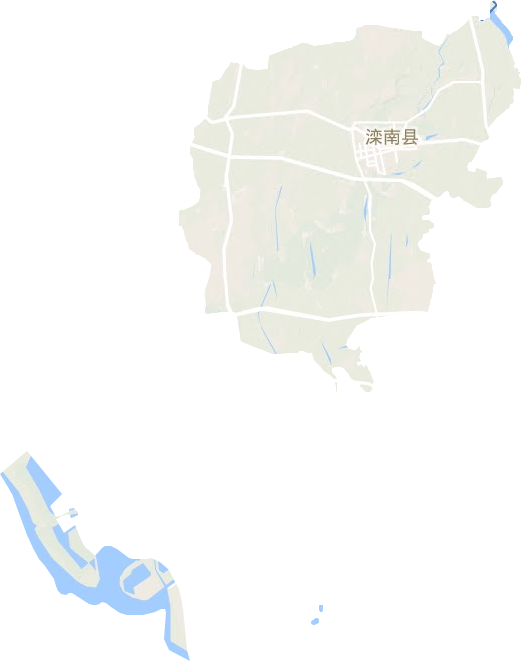 滦南县地形地图