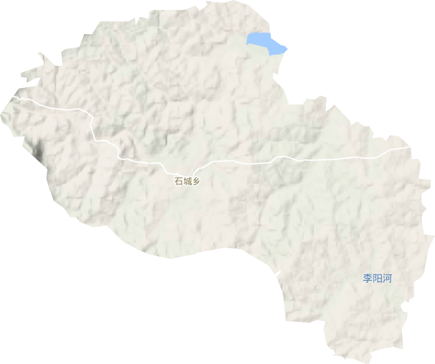 石城乡地形地图
