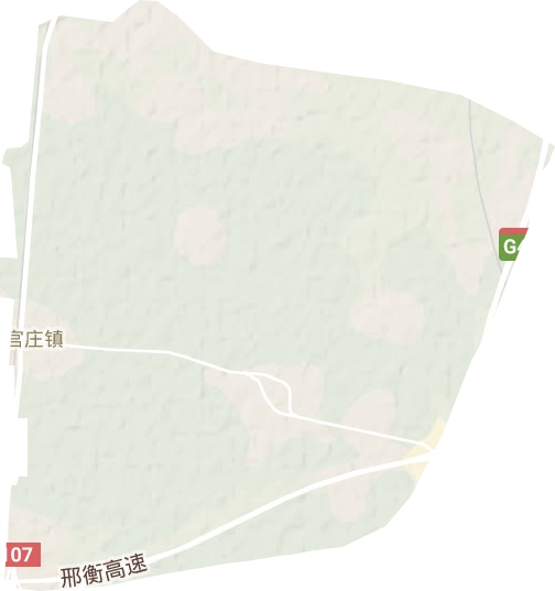 官庄镇地形地图